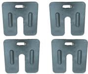 12kg Moulded Gazebo Weight (Pack of 4)