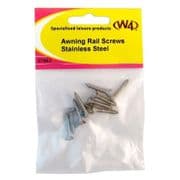 Awning Rail Screws Stainless Steel (pack of 10)