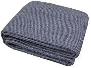 2.5x6.5m Anthracite & Grey Weaved Groundsheet Tent & Caravan Awning Carpet Mat 