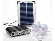 HUBi 2k Solar Charging Kit w/ Lights