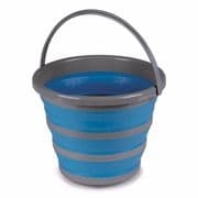 Kampa 10 Ltr Collapsible Plastic Bucket Blue