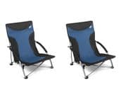Kampa Sandy Low Midnight Chair (Twin Pack)