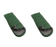Outwell Campion Junior Sleeping Bag Green (Twin Pack)