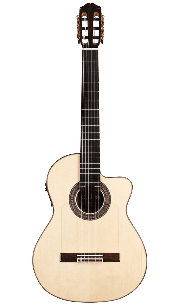 Cordoba 55FCE Negra Macassar Ebony Limited Guitar