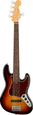 Fender American Professional II Jazz Bass V, Rosewood , 3-Color Sunburst