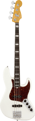 Fender American Ultra Jazz Bass, Rosewood , Arctic Pearl