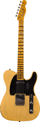 Fender Custom Shop 52 Telecaster Relic Maple Neck Aged Nocaster Blonde