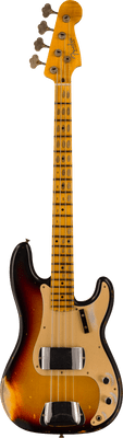 Fender Custom Shop '58 P Bass Heavy Relic Maple Neck 3-Color Sunburst
