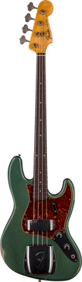Fender Custom Shop '62 J Bass Relic, Aged Sherwood Green Metallic