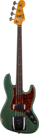 Fender Custom Shop '62 J Bass Relic, Aged Sherwood Green Metallic