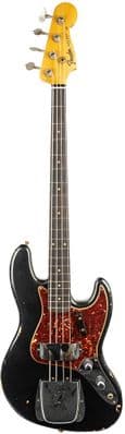 Fender Custom Shop 62 Jazz Bass Relic, Aged Black