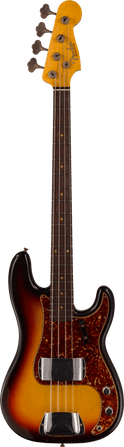 Fender Custom Shop 63 P Bass Journeyman Relic, Aged 3-Color Sunburst