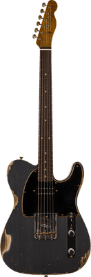 Fender Custom Shop Limited Edition HS Tele Custom Relic, Aged Charcoal