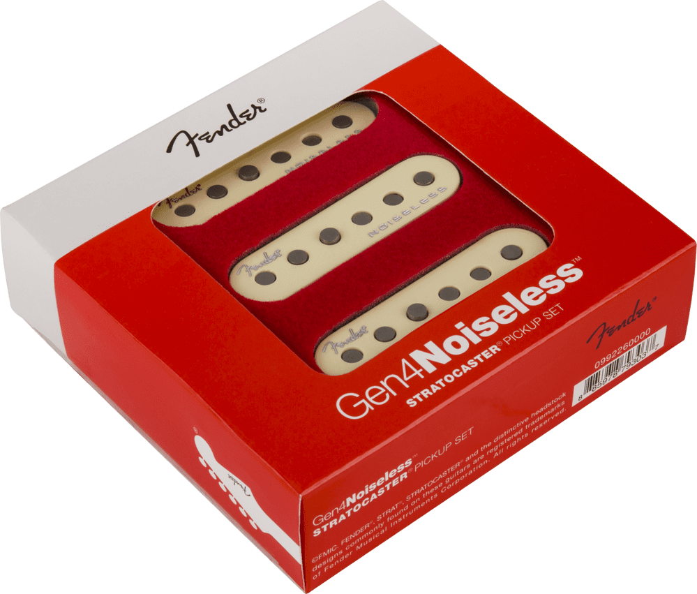 Fender Gen 4 Noiseless Stratocaster Pickups, Set of 3