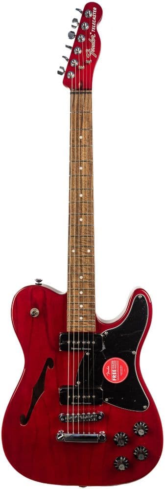 Fender JA90 Jim Adkins Telecaster Crimson Transparent