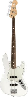 Fender Player Jazz Bass in Polar White, Pau Ferro Fingerboard