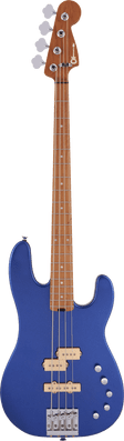 Fender  Pro-Mod San Dimas Bass PJ IV, Caramelized Maple , Mystic Blue