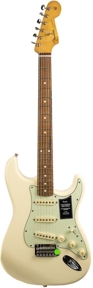 Fender Vintera 60s Strat Mod, Olympic White, Slight B Stock