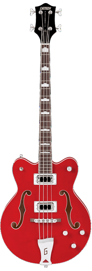 Gretsch G5442BDC Electromatic Hollow Body Bass in Red