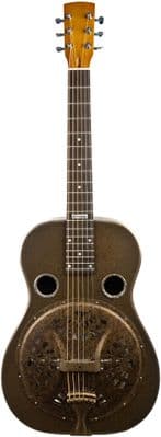 National Guitars S-1 weathered Steel