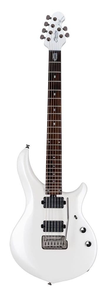 Sterling By Music Man Majesty Pearl White with Gigbag
