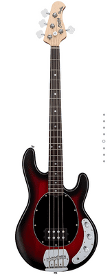 Sterling Sub Series StingRay RAY4 in Ruby Red Burst Satin